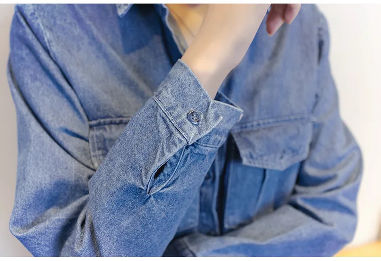 Новая повседневная одежда для беременных Fdfklak рубашка женщин джинсовые рубашки с