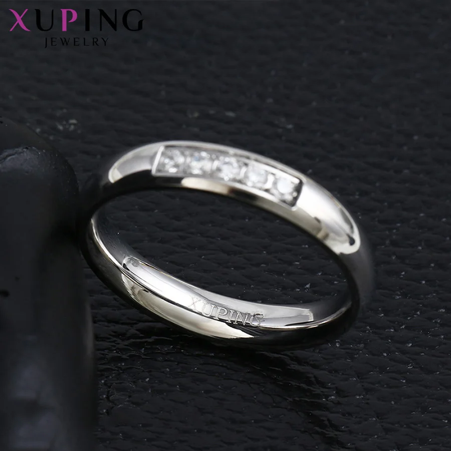 Xuping обручальные кольца из синтетического кубического циркония ювелирные