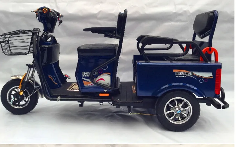 TJ XZ 014 Electric пассажирский трехколесный велосипед|passenger tricycle|tricycle |
