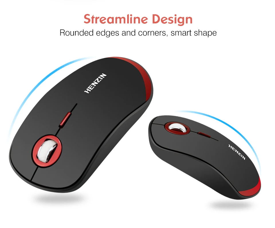 Бесшумная Button1600 dpi USB оптическая ультра тонкая 2,4 г беспроводная мышь эргономичная dpi Регулируемый приемник для ноутбука Настольный ПК