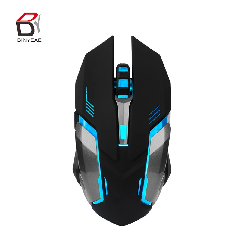 Беспроводная оптическая игровая мышь с подсветкой Wolf Spirit USB Sem Fio модная для Pro