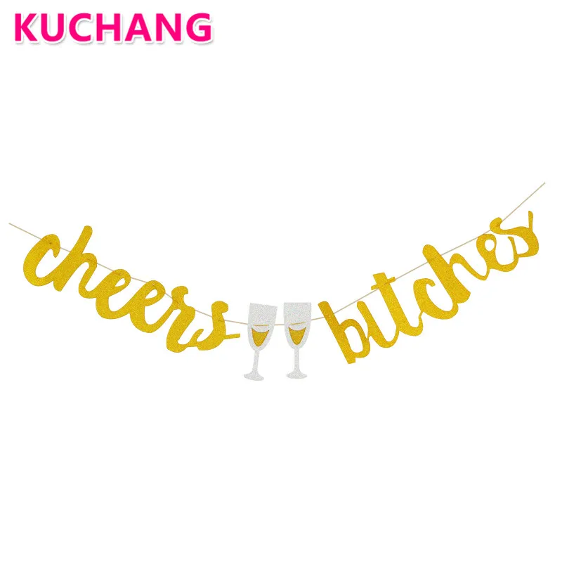 Cheer Bitches She Said Yaaas Miss To Mrs Gold баннер с блестками для свадьбы душа свадебных торжеств