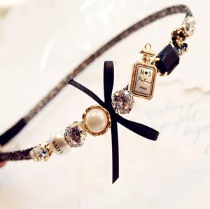 Ободок для волос женский FANSSEE, цветной ободок для стразы, аксессуары для волос