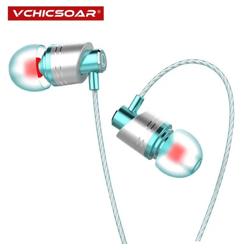 Vchicsoar наушники-вкладыши с микрофоном стерео наушники ультранизкими басами