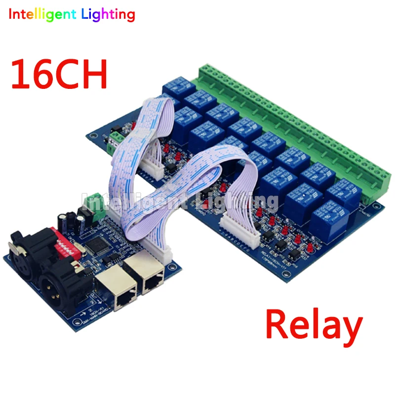 16CH релейный переключатель dmx512 контроллера | Лампы и освещение