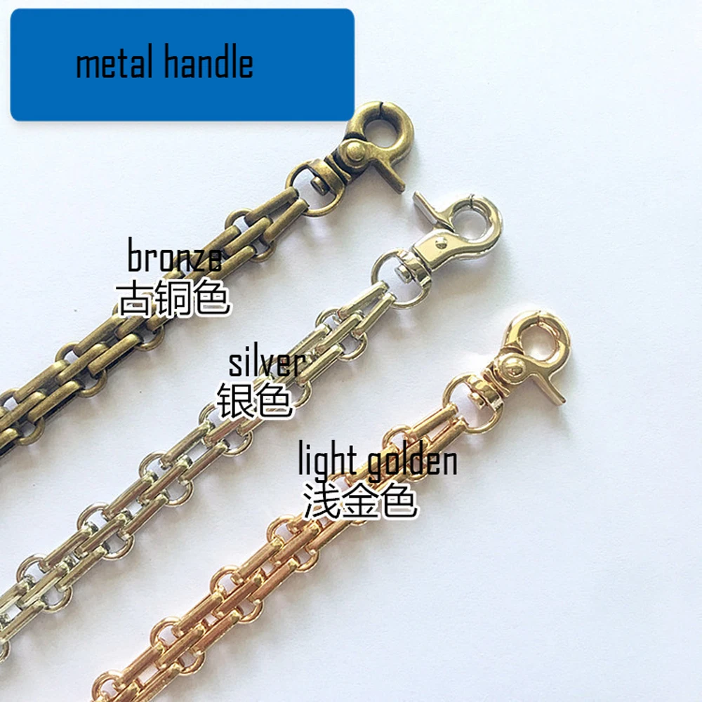 women purse frame bag making metal knitted strap handle 25cm long 12mm width 10pcs/lot | Багаж и сумки