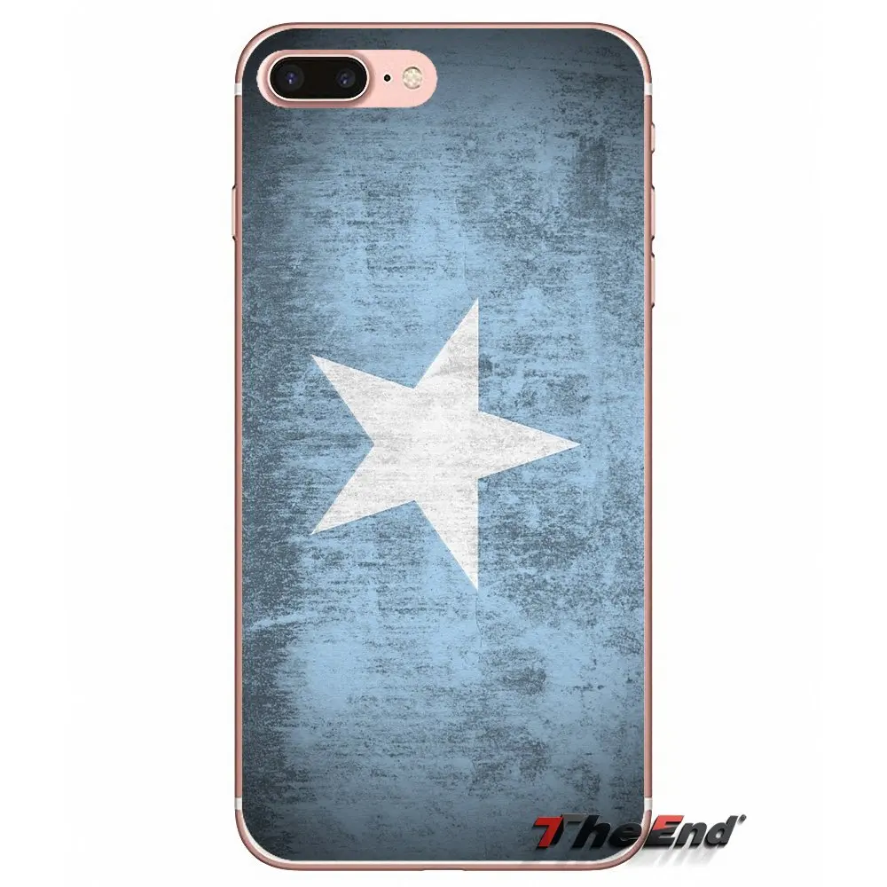 For HTC One M7 M8 A9 M9 M10 E9 Plus Desire 630 530 626 628 816 820 Motorola G G2 G3 Somalia national Banner Flag Soft TPU Case | Мобильные