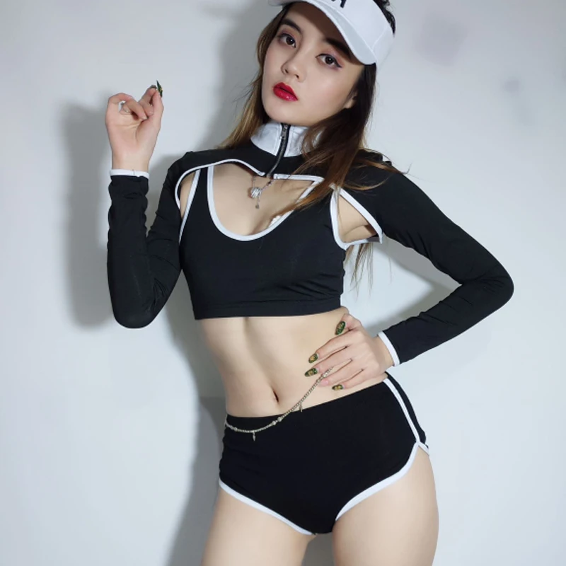 Новинка женский костюм для джазовых танцев одежда взрослых DJ ночных клубов певиц