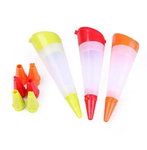 Silicone Cake Piping decorators Utensil Cream Icing Bag Pastry Pen Baking Decor cake piping tools |