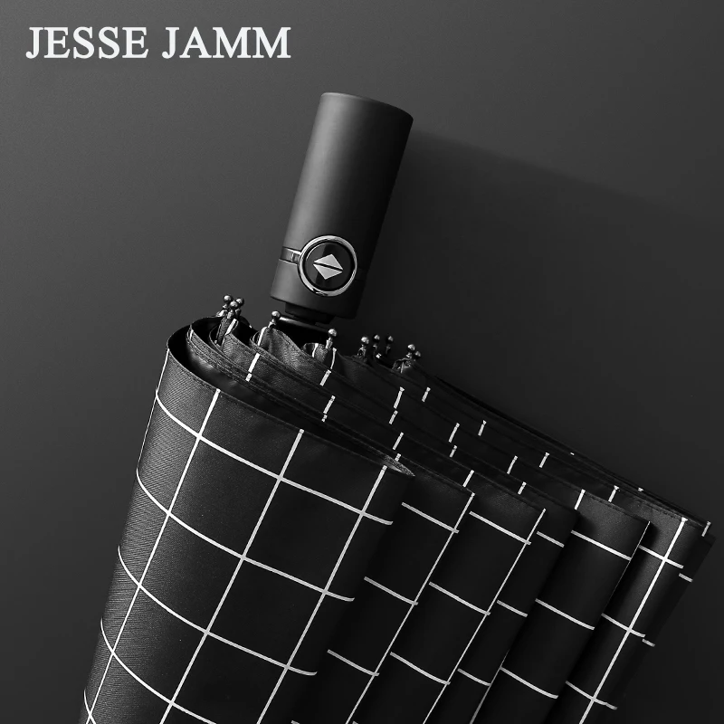 JESSEKAMM 2018 новые дизайнерские автоматические закрытые компактные зонты