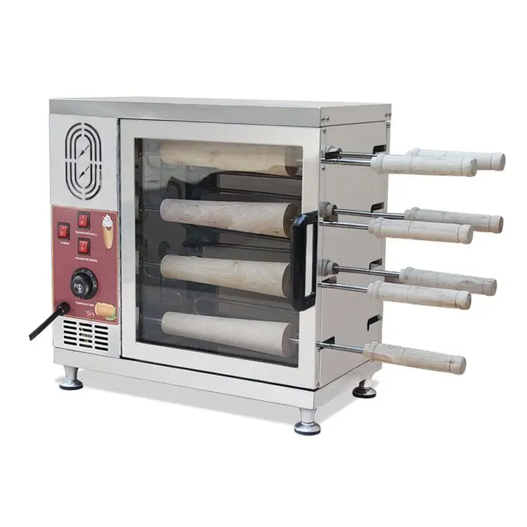 

Electric Chimney Cake (Kurtos Kalacs) Oven Machine delivery by UPS to tunisia