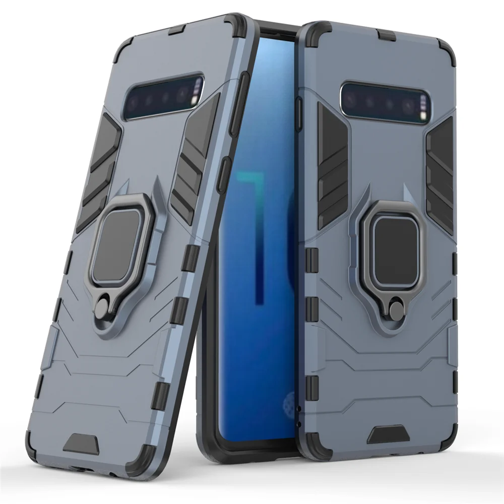 Ударопрочный жесткий защитный чехол для Samsung Galaxy S10E S10 S9 S8 Plus гибридный двойной