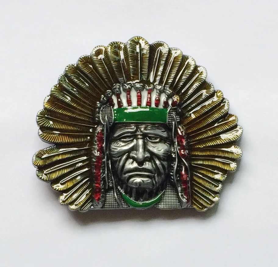 Цветная индийская пряжка ремня подходит для широкого 4 см с непрерывным запасом |