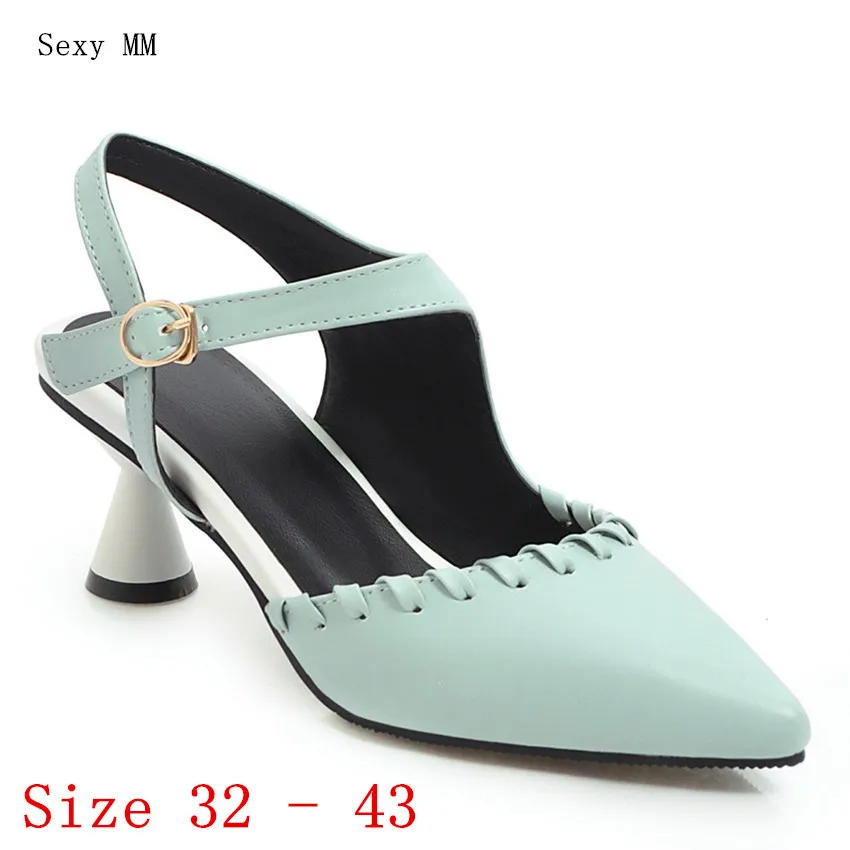 

High Heels Women Pumps Ladies High Heel Shoes Stiletto Woman Party Wedding Shoes Kitten Heels Plus Size 32 33 - 40 41 42 43