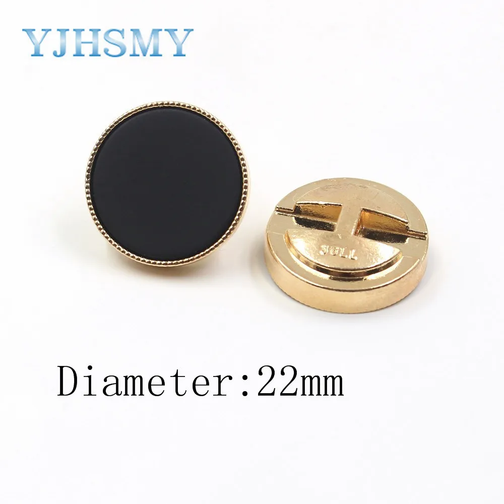 YJHSMY A-19512-510 10 шт./лот 27/22/20 мм высокое качество металлические пуговицы кардиганы