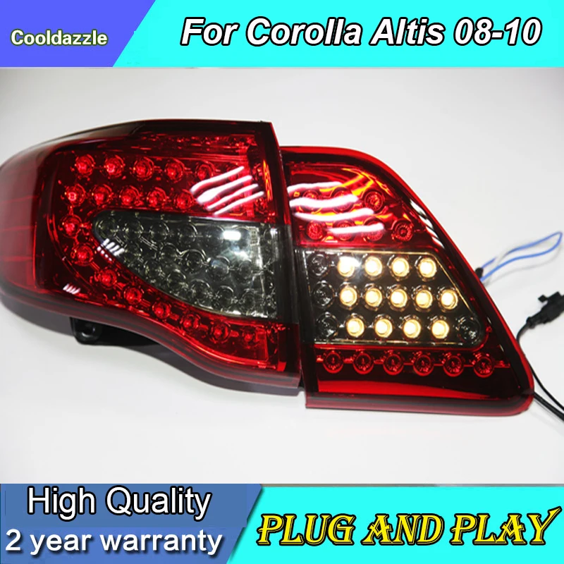Задние фонари для Toyota Corolla Altis 2008 2009 2010 года задние фонари|Фара авто в сборе| |