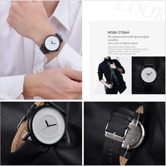 Модные минималистичные мужские часы SINOBI водонепроницаемые спортивные новые