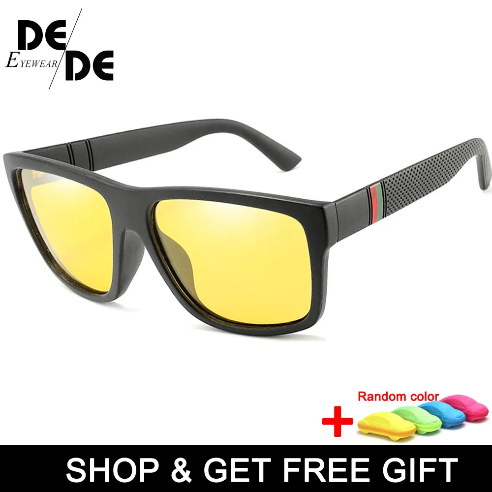 

Polarized Sunglasses Women Luxury Brand Square Sun Glasses for Driving UV400 Mirror Glasses Men Goggles oculos de sol with box