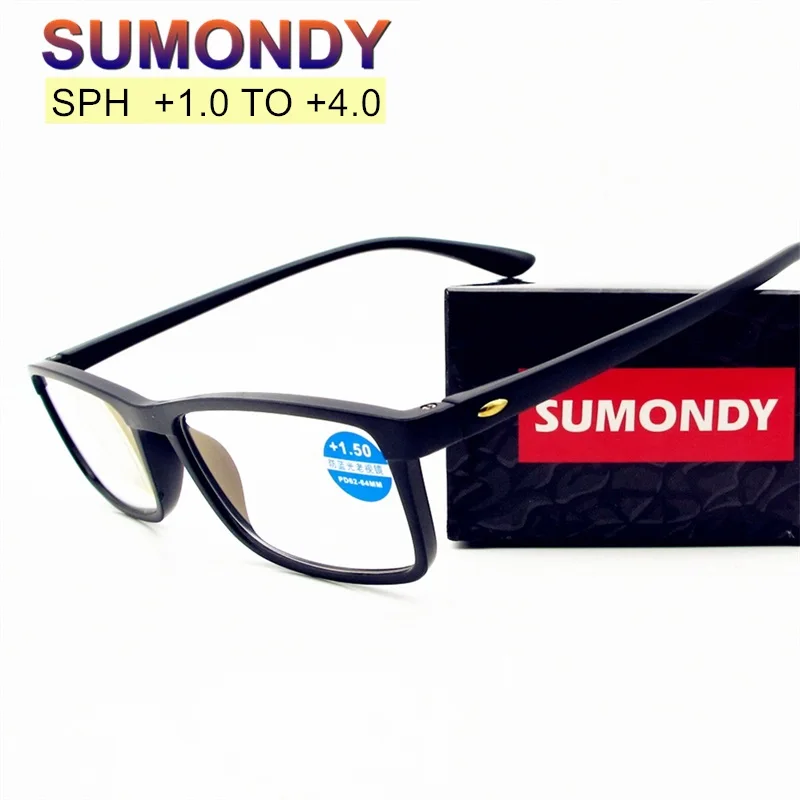 Мужские и женские очки для чтения SUMONDY с защитой от синего излучения TR90