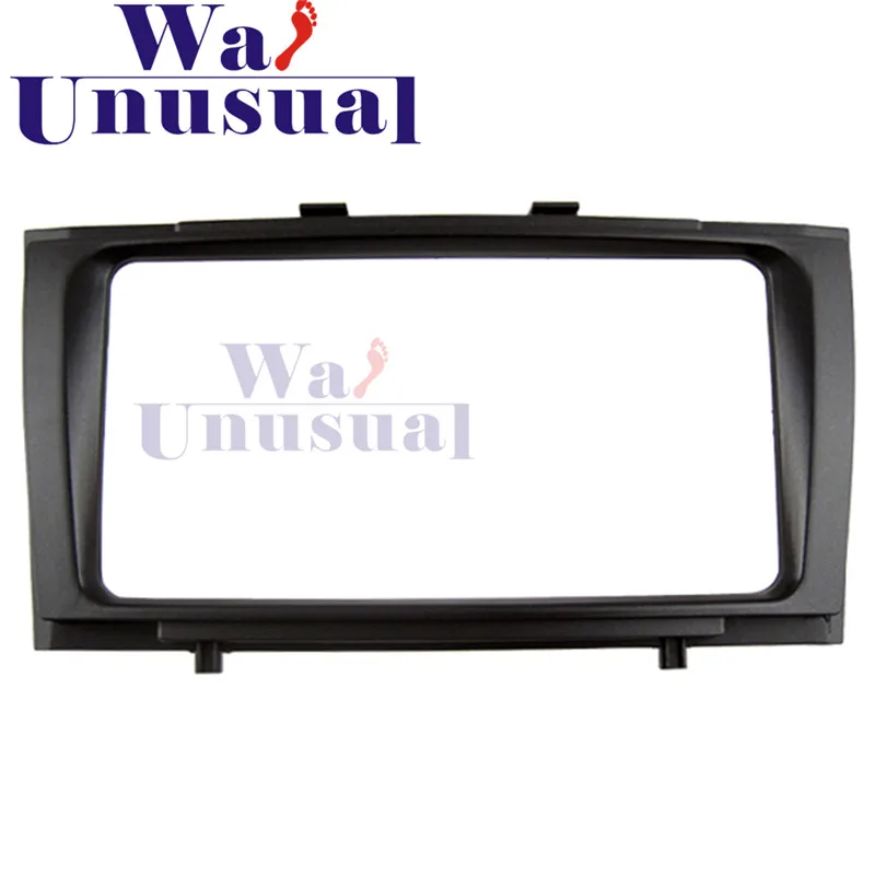 2 DIN высокое качество автомобиля Радио панель для Toyota Avensis 2009-(черный) стерео тире CD Facia отделка Установка комплект