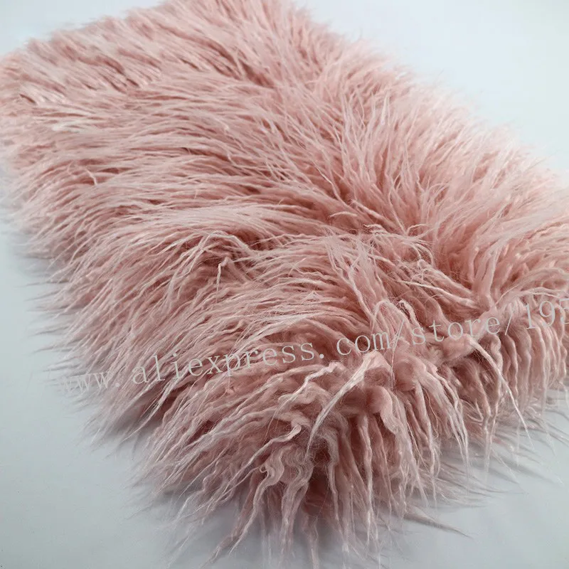 Реквизит для фотографии новорожденных Одеяло s мягкие длинные меховые плюшевые