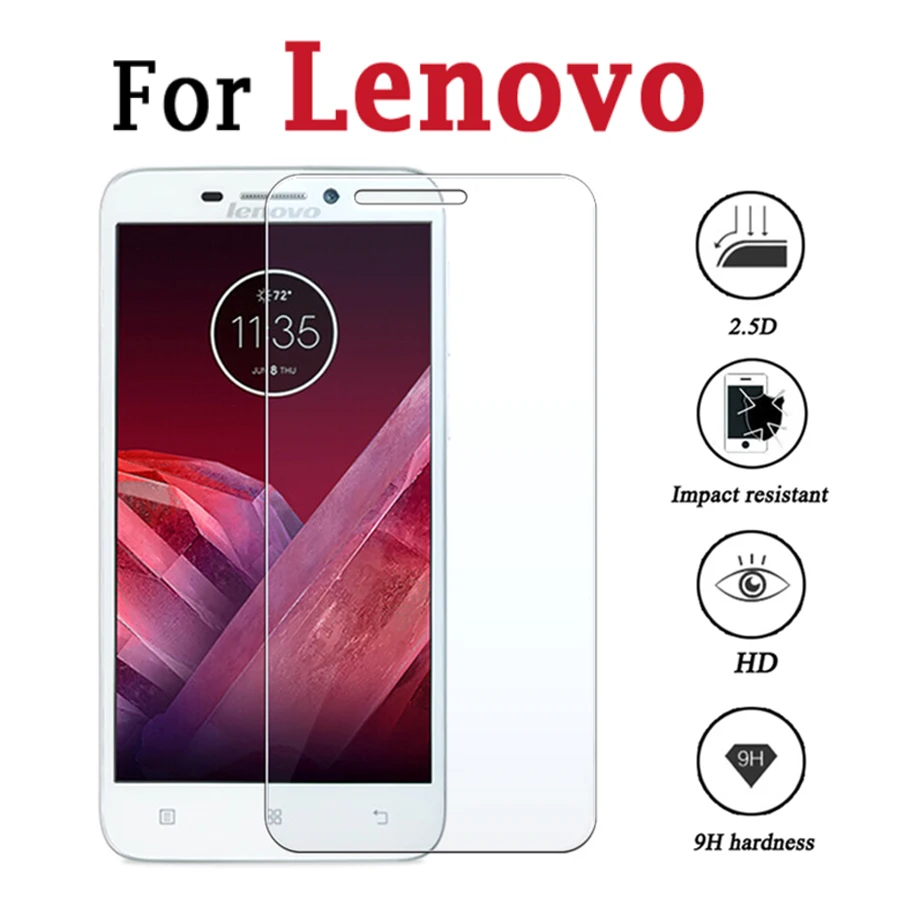 Защитное стекло для экрана Lenovo A5000 A536 A7010 A806 A2010 A1000 A319 A516 Закаленное