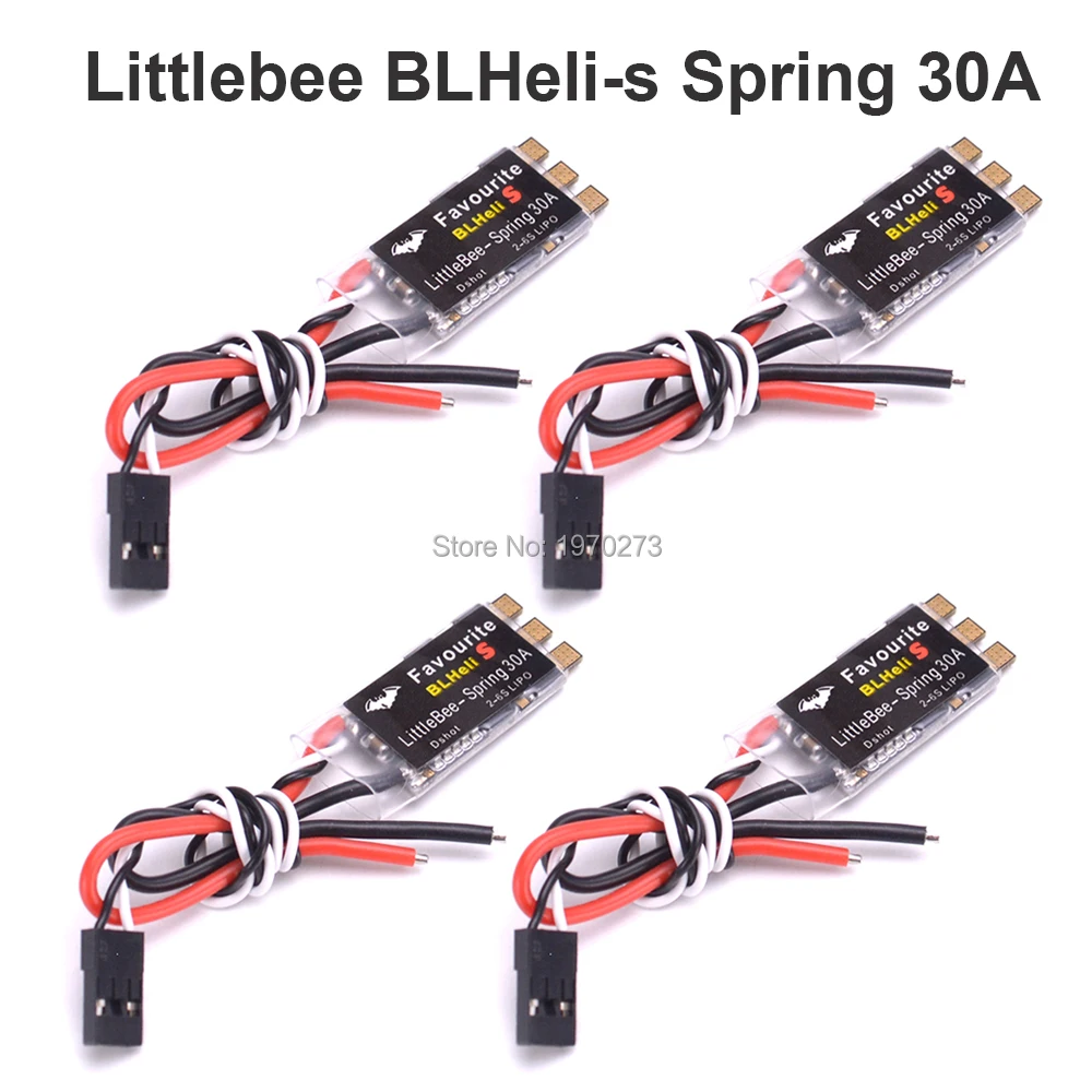 FVT LITTLEBEE BLHeli s SPRING 30A ESC 2 6S поддерживает Мультикоптер Mulitshot DSHOT Oneshot42 OneShot125 для FPV