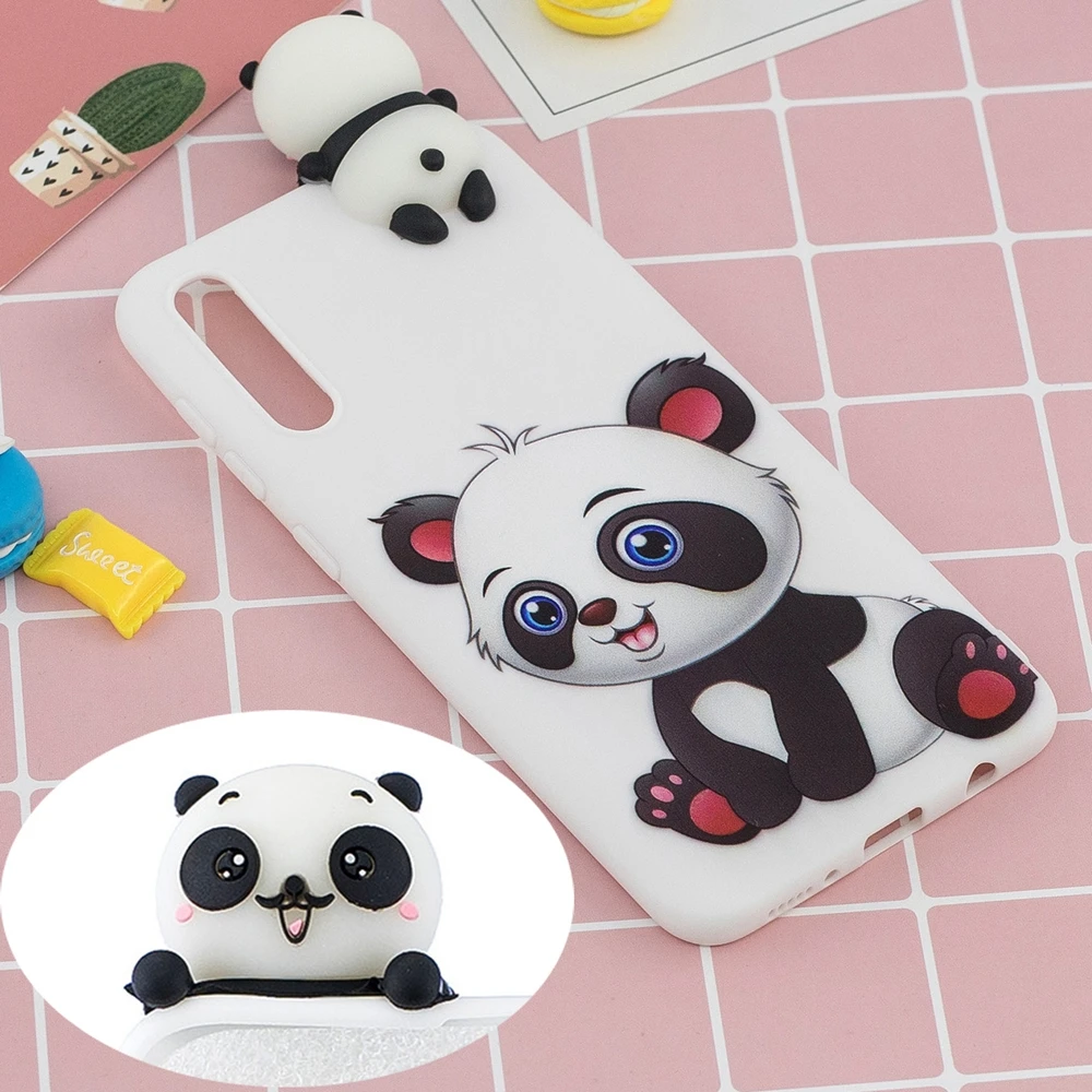A50 A70 для Fundas Samsung чехол A40 3D Kawaii панда Единорог силиконовый etui Galaxy A10 A20 A30