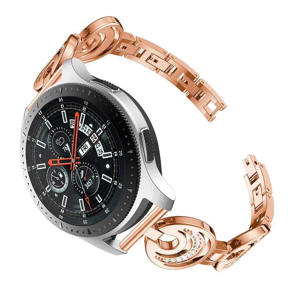 Ремешок из нержавеющей стали для Samsung Galaxy Watch 46 мм Gear S3 Frontier металлический