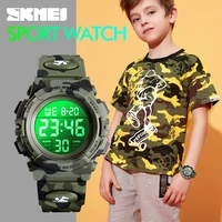skmei fashion kids watches sport childrens watch 5bar waterproof colorful lights 1224hour camouflage relogio infantil 1548 boy
