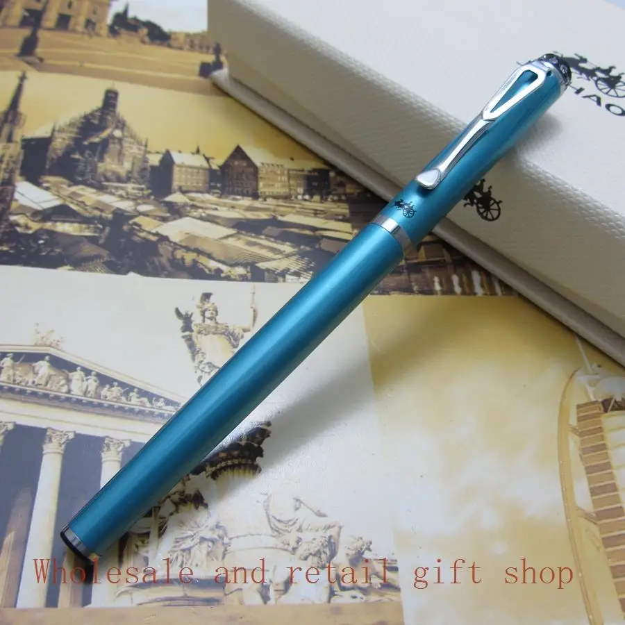 Шариковая ручка Jinhao 301 серебристая Алмазная на клипсе опционально 12 цветов опт и