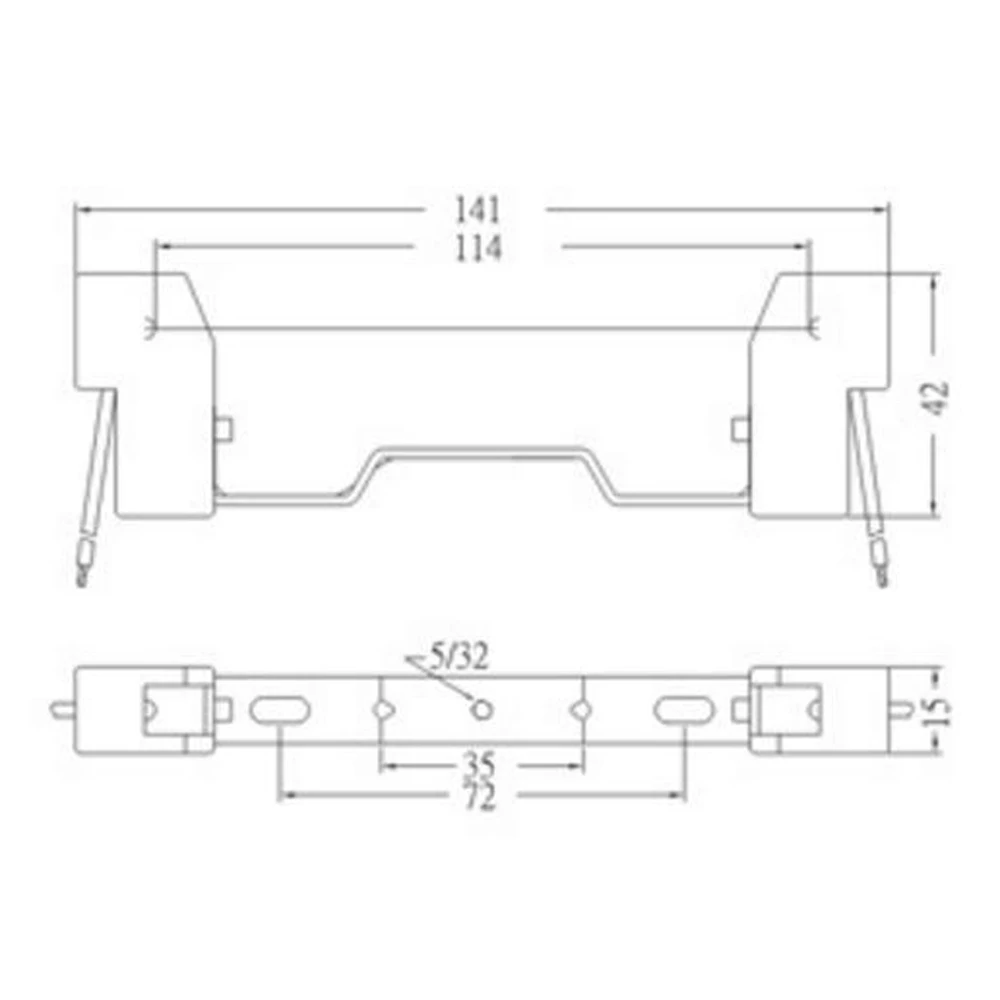 X1 Бесплатная доставка 118 мм R7S светильник вый держатель для лампы адаптер гнездо