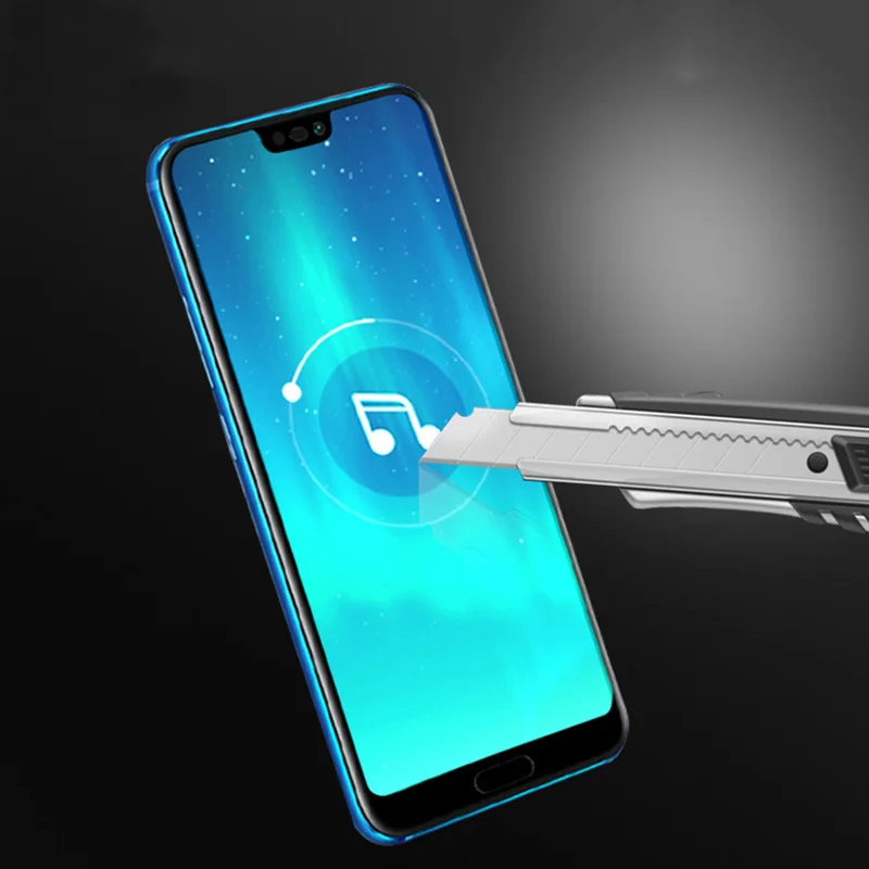 Защитное стекло для Honor 9 8 10 Lite V20 закаленное Huawei 8X Max Note 8C 7A 7X|Защитные стёкла и