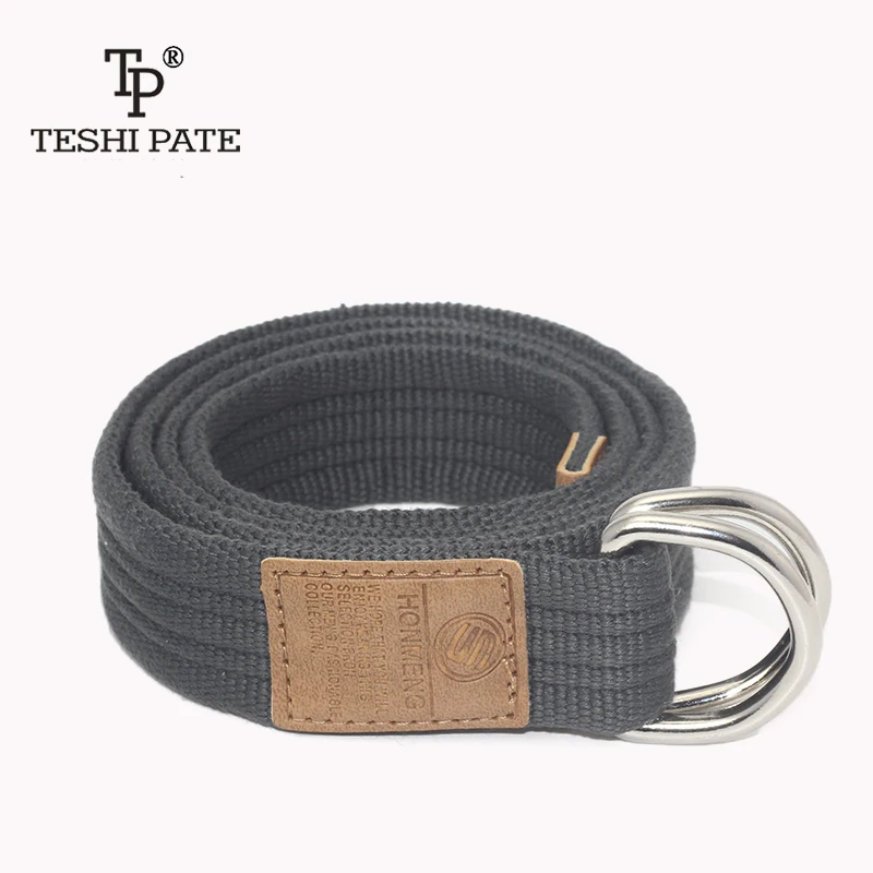 Ремень для мужчин и женщин с двойной пряжкой мужской женский Военный Открытый