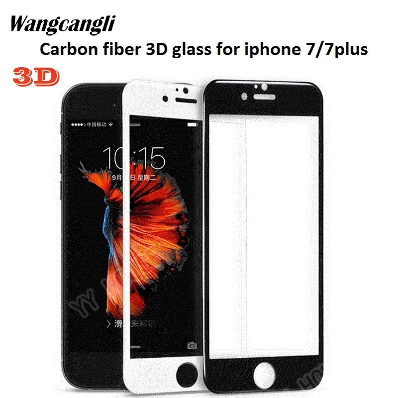 3D изогнутый край Полное покрытие экрана протектор для iPhone 6 7 6S 8 xзакаленное