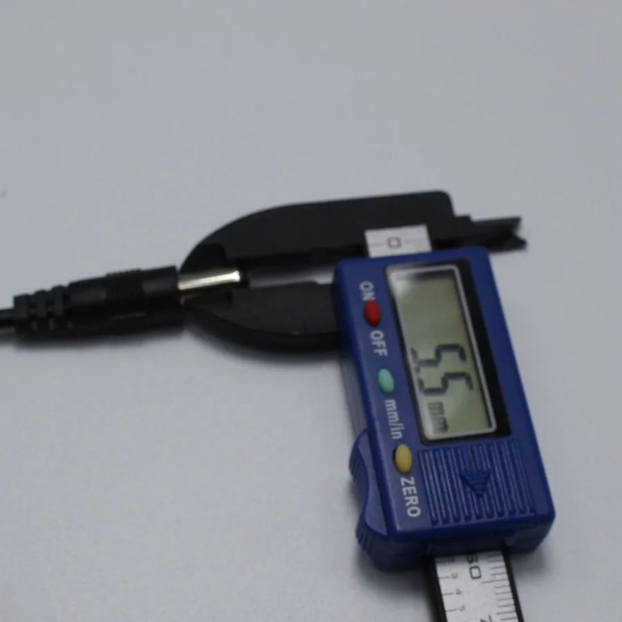 1шт. Штекер питания DC 5,5*2,1мм с кабелем 30см черного цвета для зарядки, разъемы 5,5x2,1мм для цифрового аудио.