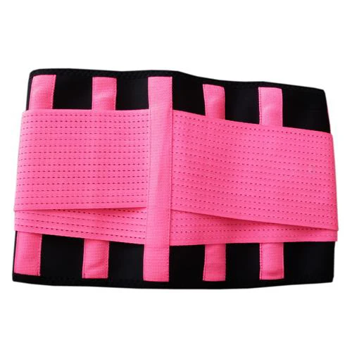 Bright Pink Мужской женский ортопедический медицинский пояс для талии Корректор осанки защитит позвоночник поясной подтягивающий ремень для похудения облегчение боли Y123 - Цвет: Bright Pink