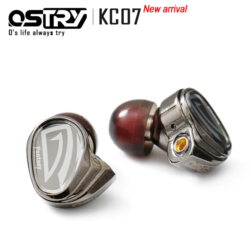 OSTRY KC07 сбалансированная арматура+ EBT Динамическая технология HIFI наушники-вкладыши IEM со съемным кабелем MMCX