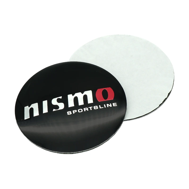 4 шт. автомобильные алюминиевые колпачки для колес NISMO эмблема Стайлинг наклейка