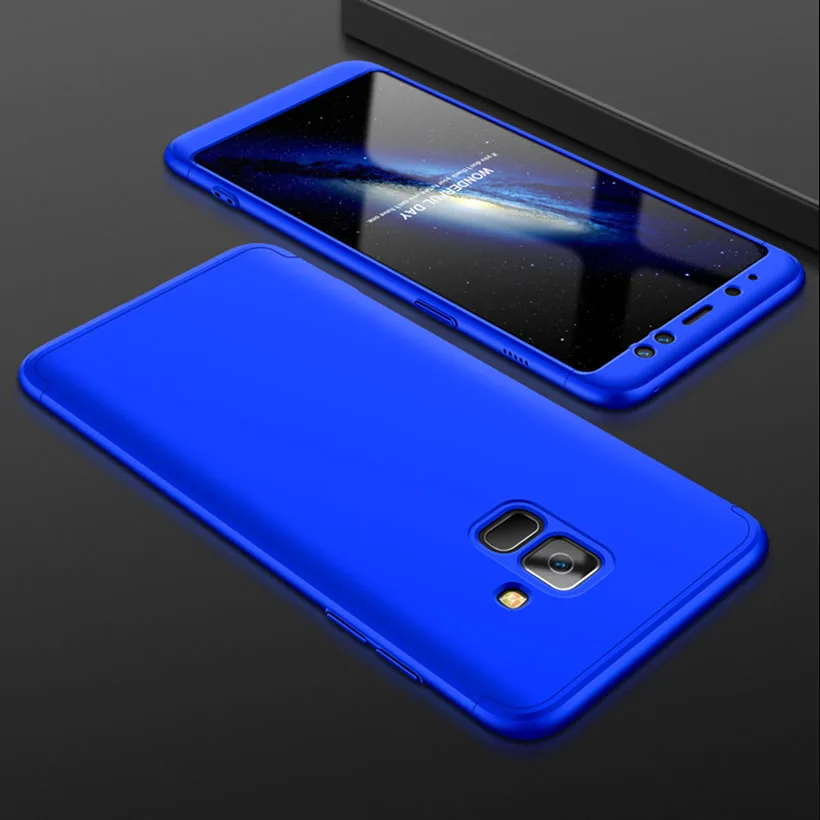 GKK 360 градусов Чехлы для samsung Galaxy A6 A7 A8 A8S A9 A9S Pro Star Lite Note 9 8 S10e S10 S9 S8 плюс S6 S7 края Обложки