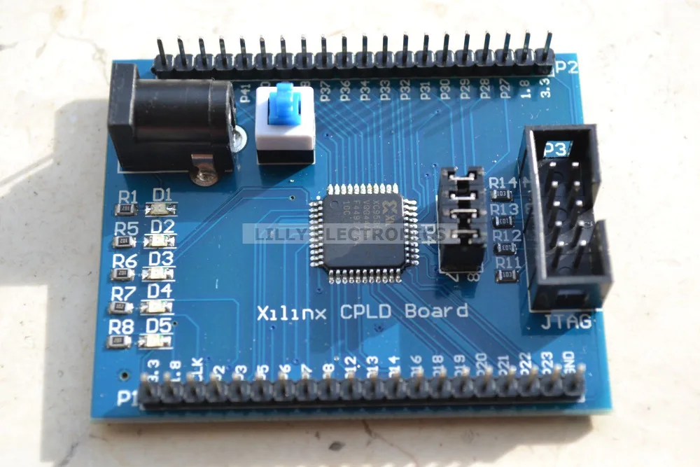 3 В Xilinx XC9536XL CPLD тест обучение макетная плата с JTAG интерфейсом | Лампы и освещение