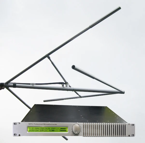 FMUSER 5 0 50 Вт ватт радиовещание FM передатчик CP100 комплект круговой поляризованной