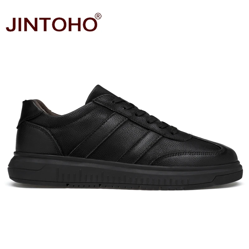 Туфли JINTOHO мужские из натуральной кожи Повседневная модная брендовая