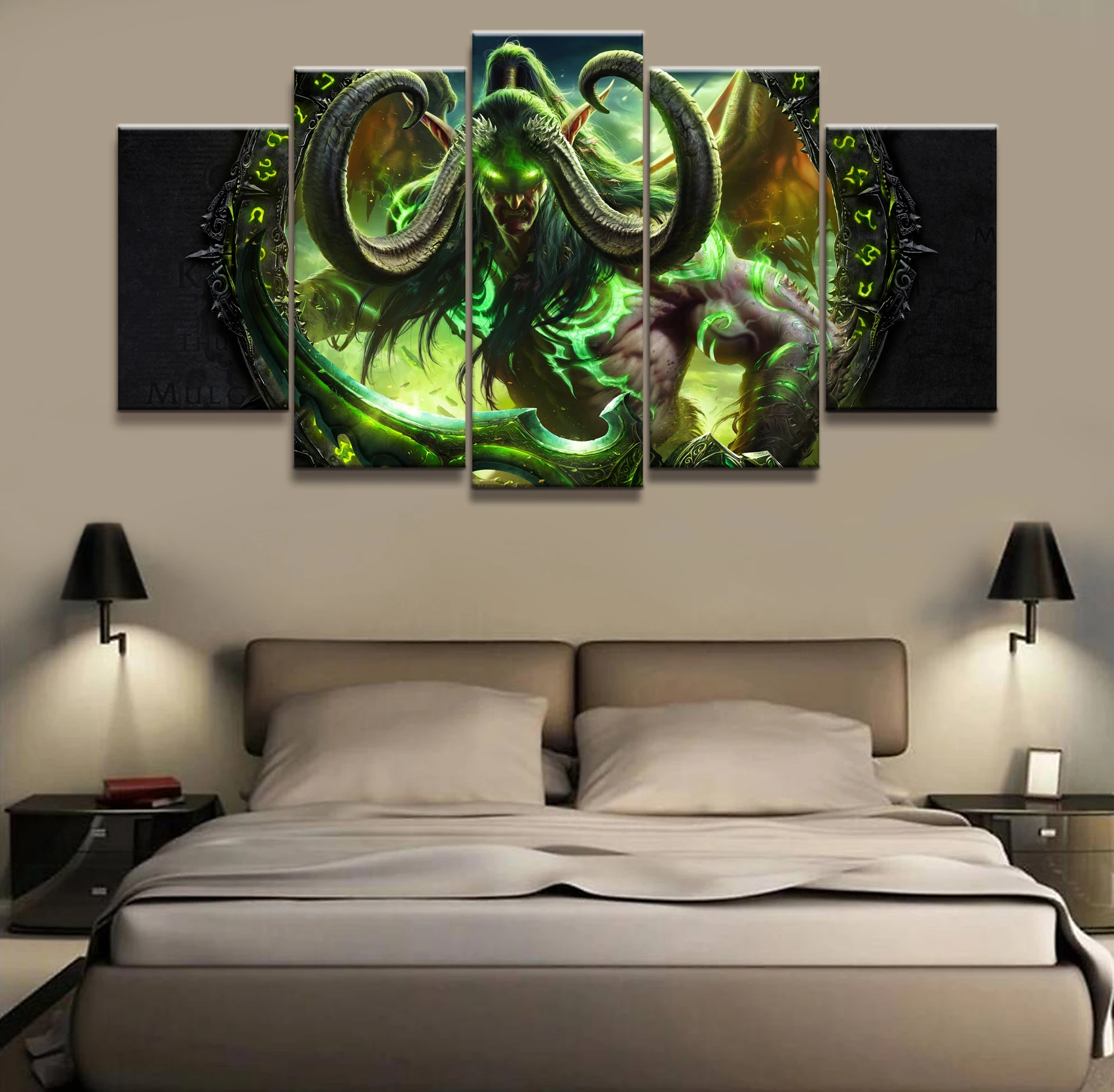 5 шт. игра Warcraft Illidan Stormrage DOTA 2 картина плакат декоративная роспись Настенный декор