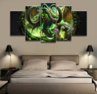 5 шт. игра Warcraft Illidan Stormrage DOTA 2 картина плакат декоративная роспись Настенный декор холст картина оптом
