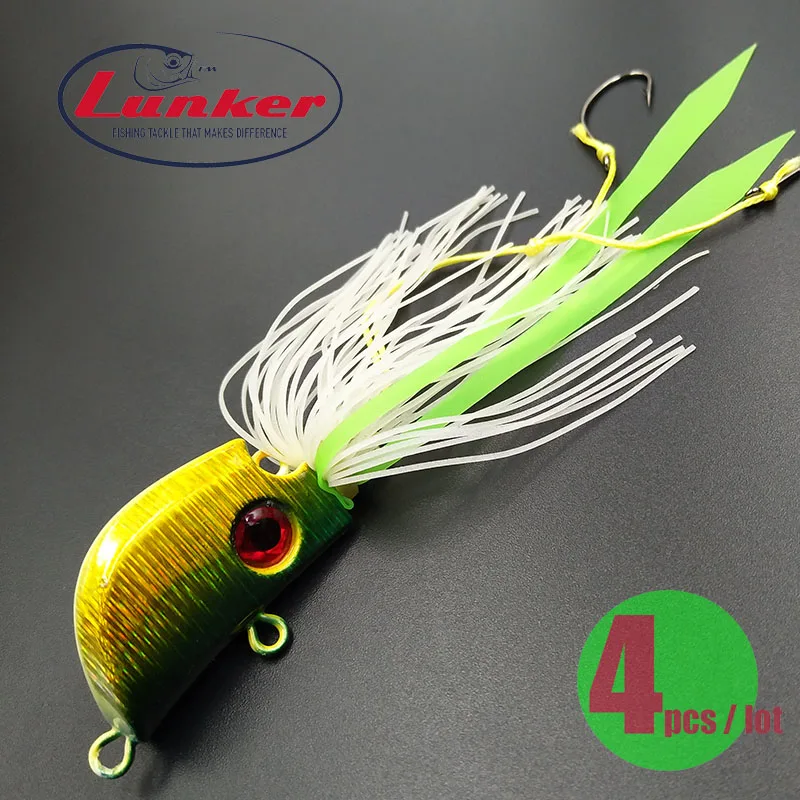 Lunker madai tai kabura rubber 25 г 45 65 85 металлическая медленная голова джига красные Снэппер