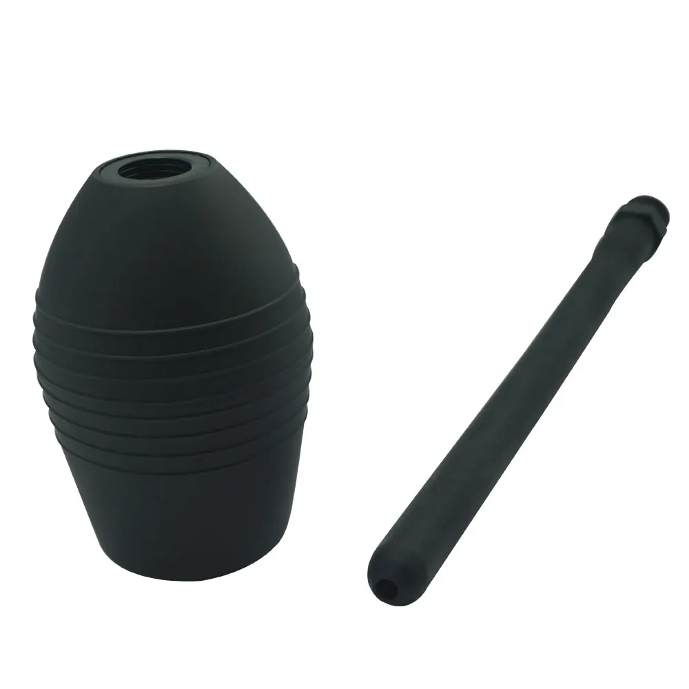 320ml bulb 245mm length nozzles tip as 1set large Shower Vagina Cleaning silicone enema syringe head anal plug beads gay sex toy | Красота и