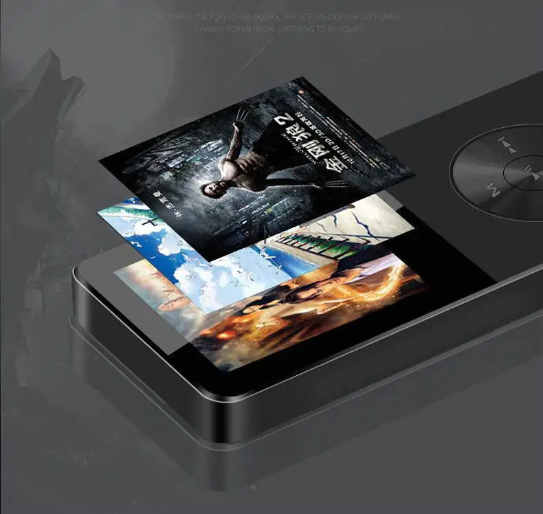 Модные из сплава металлов HIFI MP 3 плеер 8 Гб FM радио TF карта видео мини Спорт Walkman с