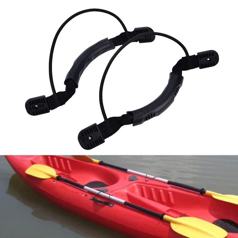 1 пара Каяка каноэ лодка Боковое крепление ручка каяк переноска w/Paddle Park Bungee J