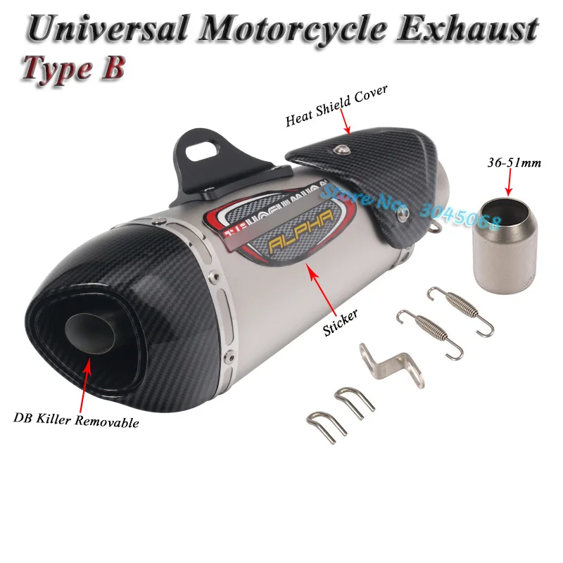 Универсальный мотоцикл Yoshimura выхлопная труба Escape модифицированный углеродный глушитель дБ убийца глушитель для Ninja 400 GSXR600 K6 KTM R15